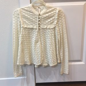 Free People lace top
